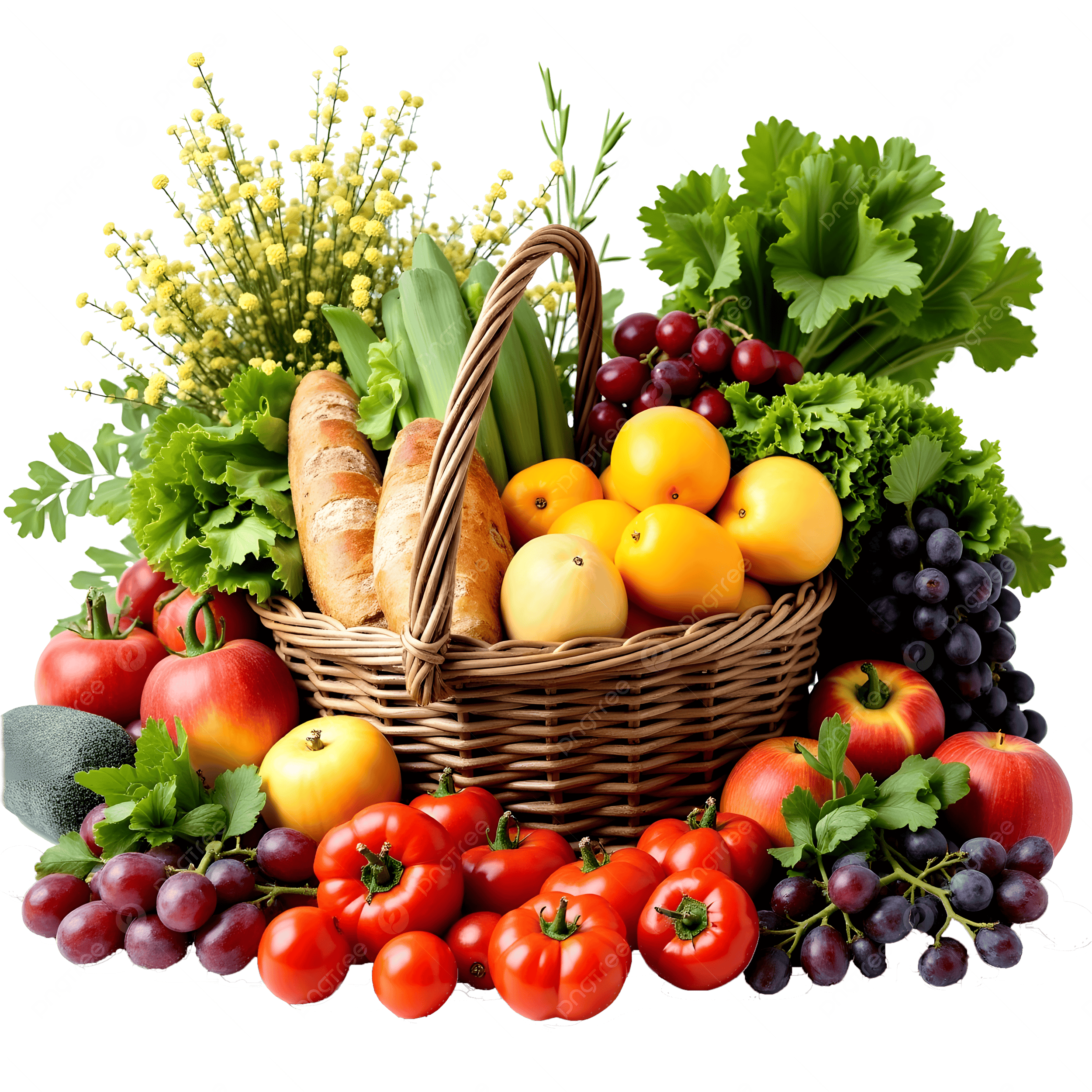 Fresh whole food and balanced nutrition